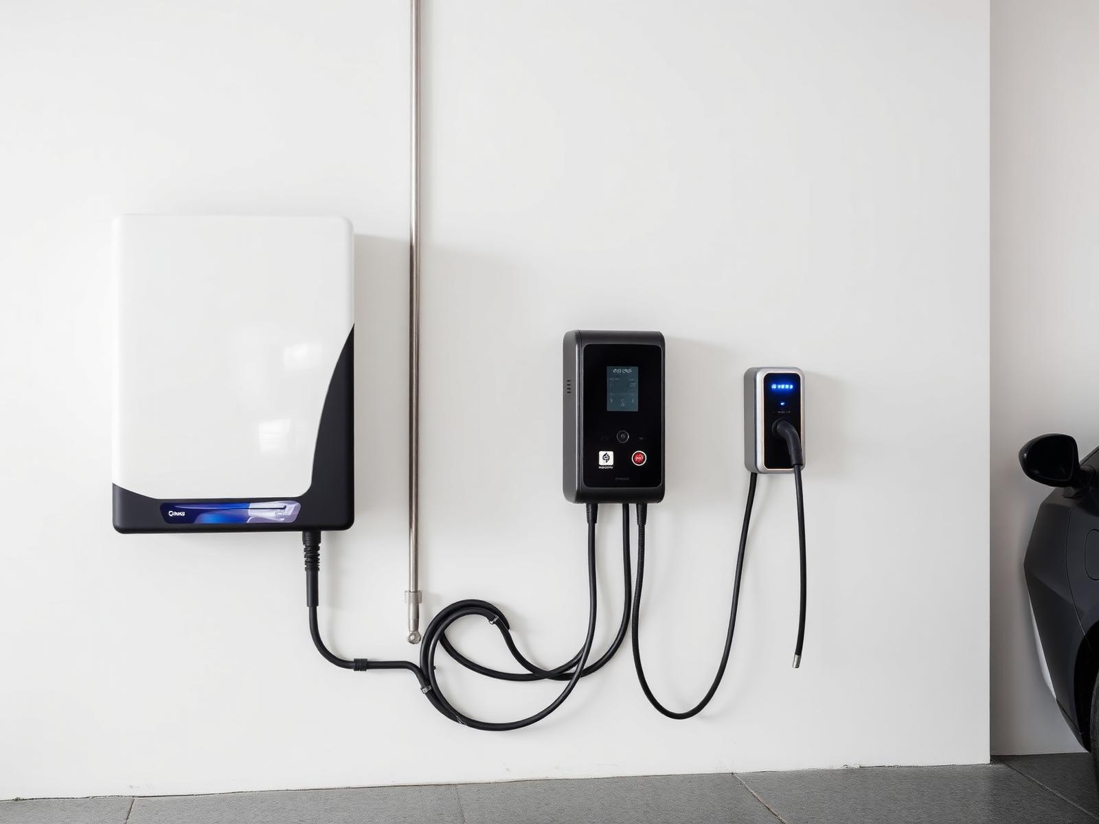 Wall-mounted battery storage