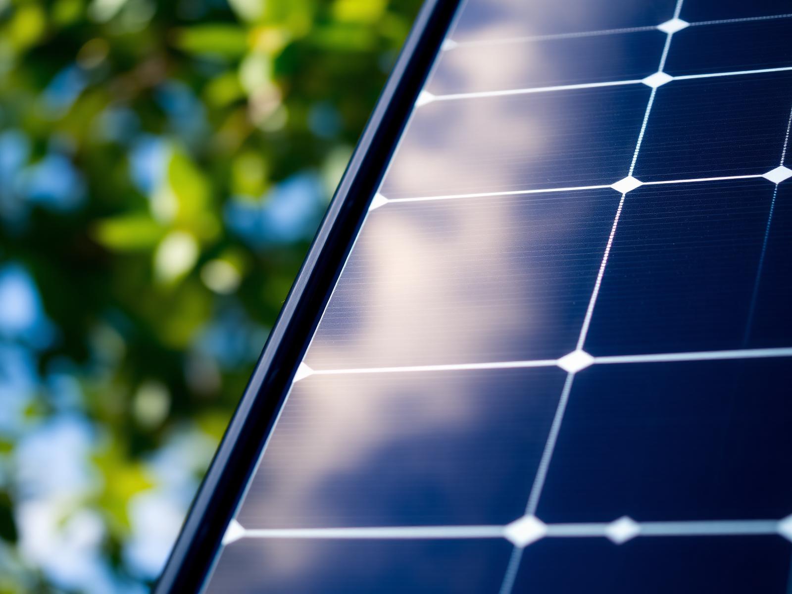 Solar panel detail